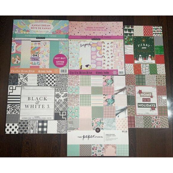 The Paper Studio & Recollections 12x12 11.5x8 Cardstock  The Paper Studio & Recollections 12x12\